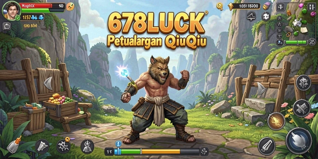 Tampilan gameplay seru QiuQiu di 678LUCK.