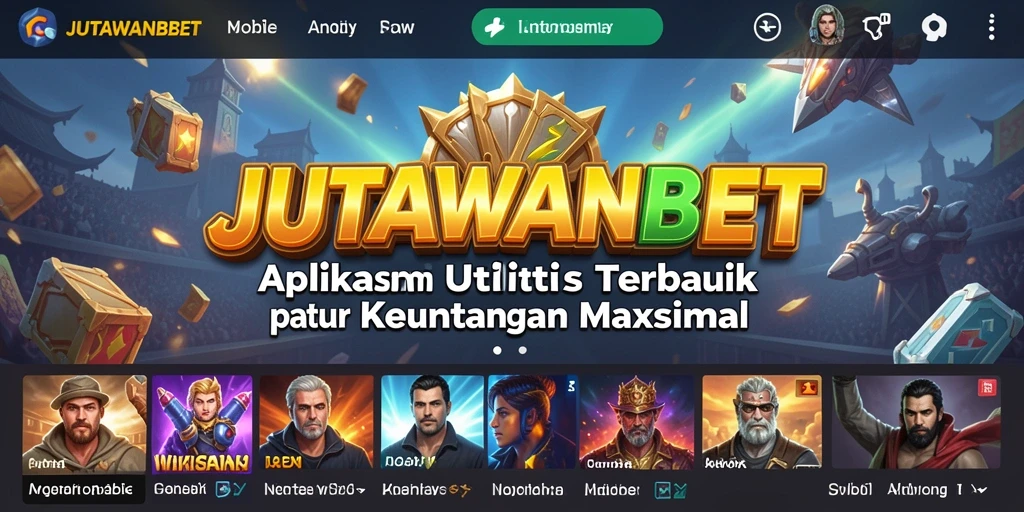 Tampilan aplikasi JUTAWANBET yang intuitif dan fungsional.