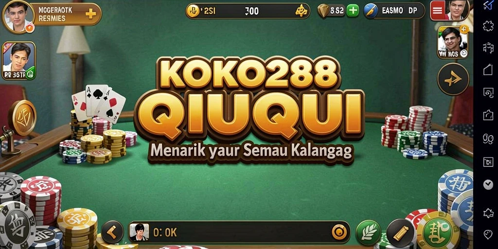Screenshot gameplay seru QiuQiu dalam KOKO288.