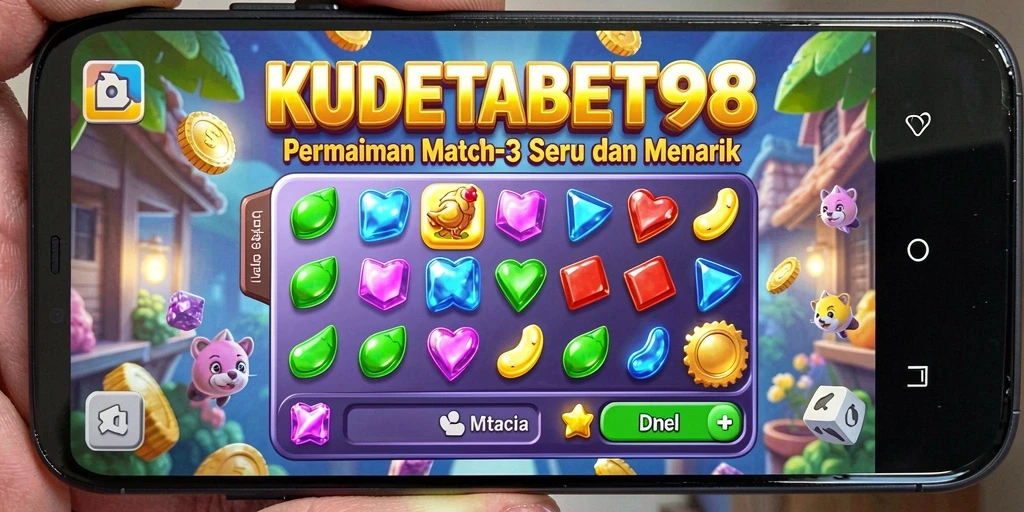 Tampilan gameplay seru dari KUDETABET98 yang penuh warna.
