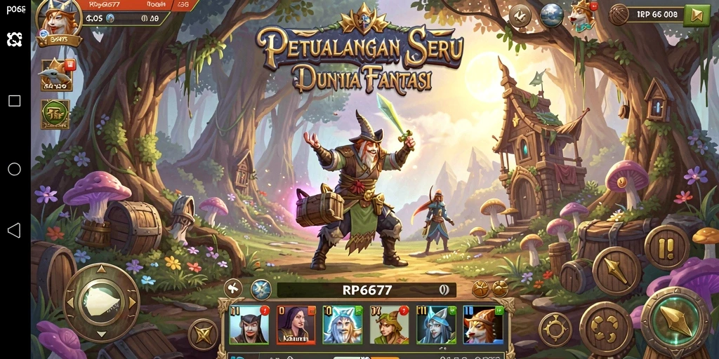 Tangkapan layar dari gameplay menakjubkan RP6677 dengan petualangan seru.
