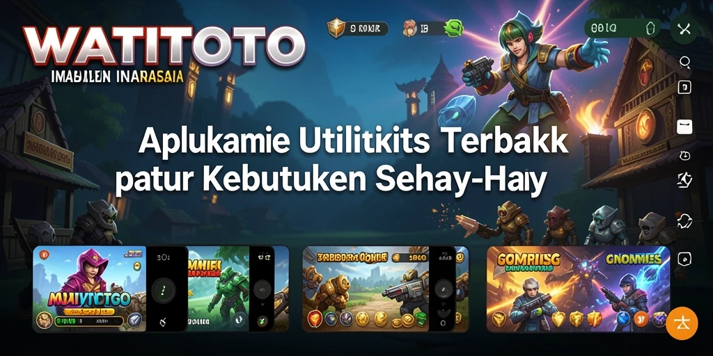 Tampilan antarmuka WATITOTO yang sederhana dan efektif.