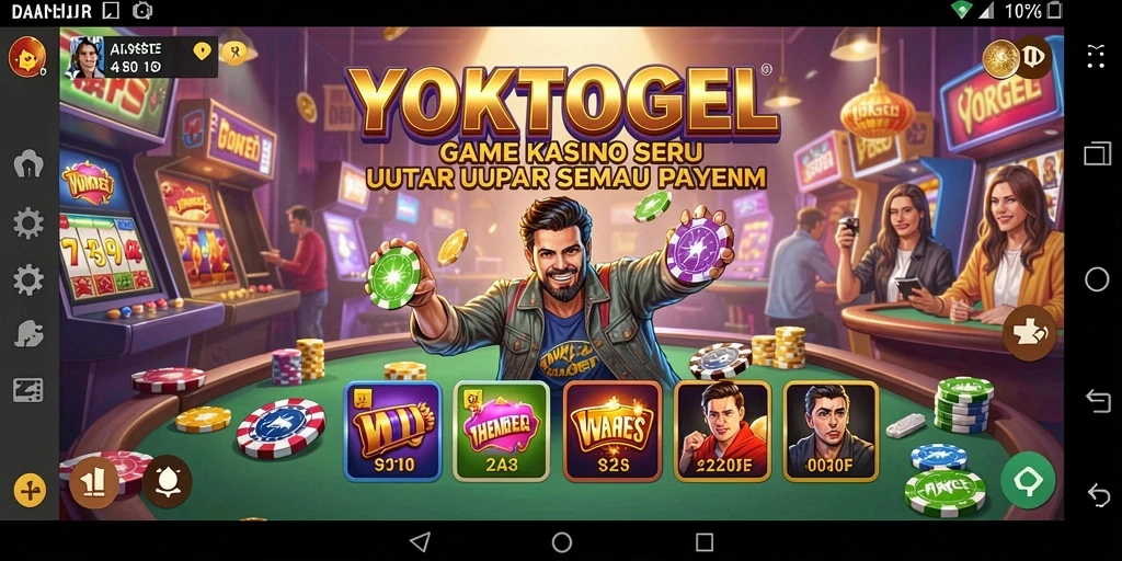Tampilan gameplay YOKTOGEL yang seru dan menarik.